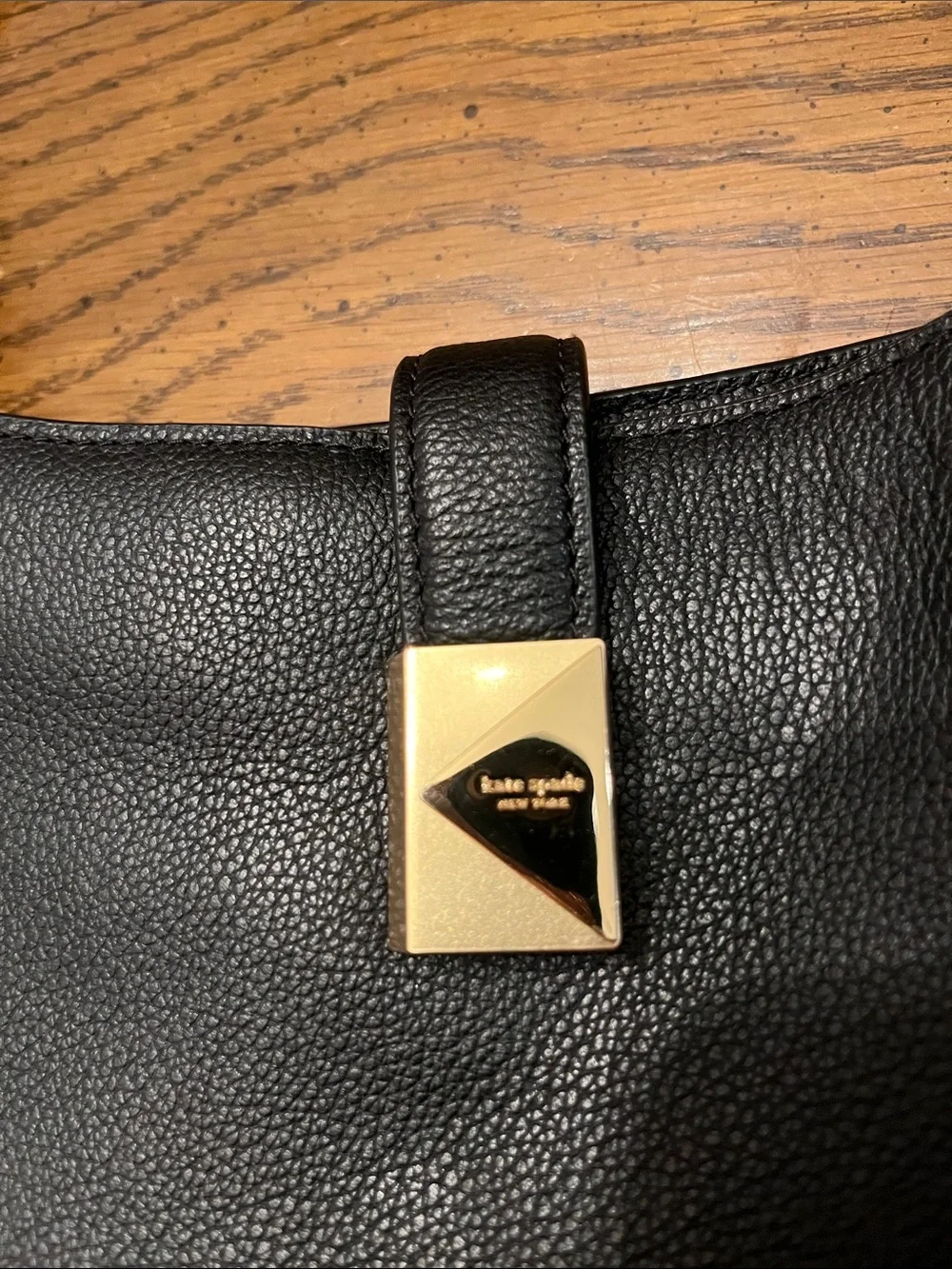 Kate Spade deco leather hobo bag
